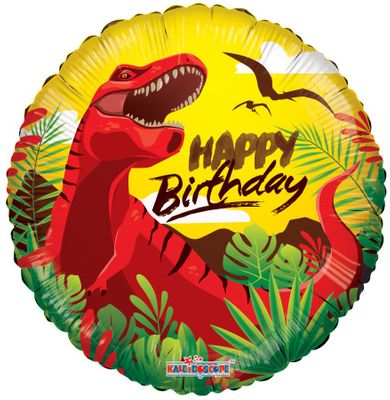 Happy Birthday Dinosaur Balloon