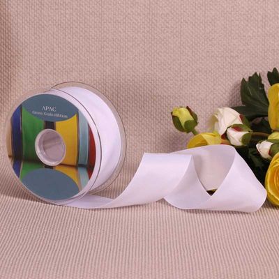 White Grosgrain Ribbon