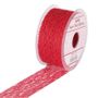 Red Decoweb Ribbon 50mm