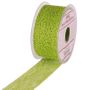 Lime Deco Web Ribbon