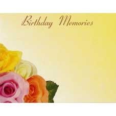 Birthday Memories - Mixed Roses Greeting Cards (x50)