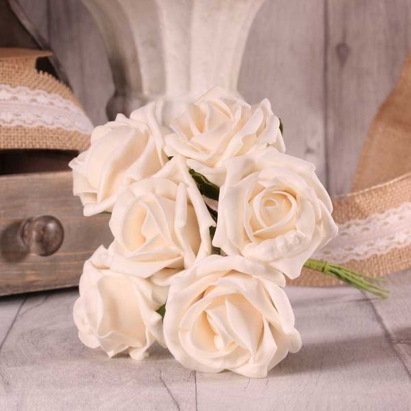 Ivory Foam Tea Rose