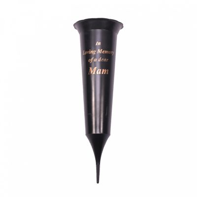 Black Spike Mam Grave Vase