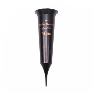 Black Spike Mam Grave Vase