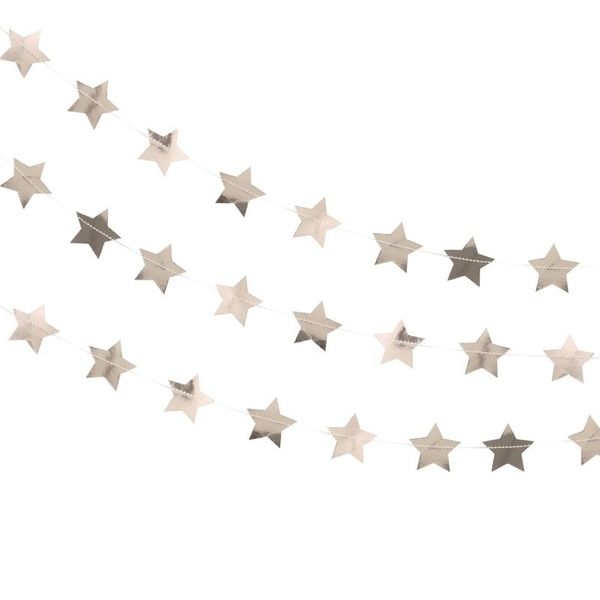 Rose Gold Star Bunting