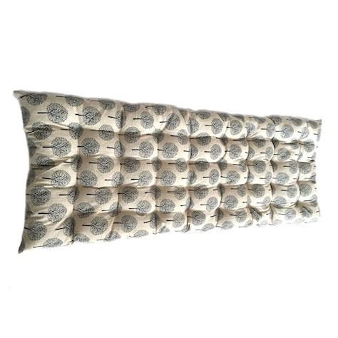 Cream Grey Tree Print Bench Cushion Garden Accessories Whittingtons