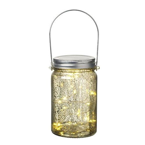 fairy light jam jar