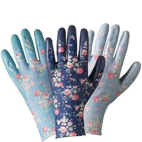 Julie Dodsworth Flower Girl Protective Gardener Gloves by Briers Ltd Size M 