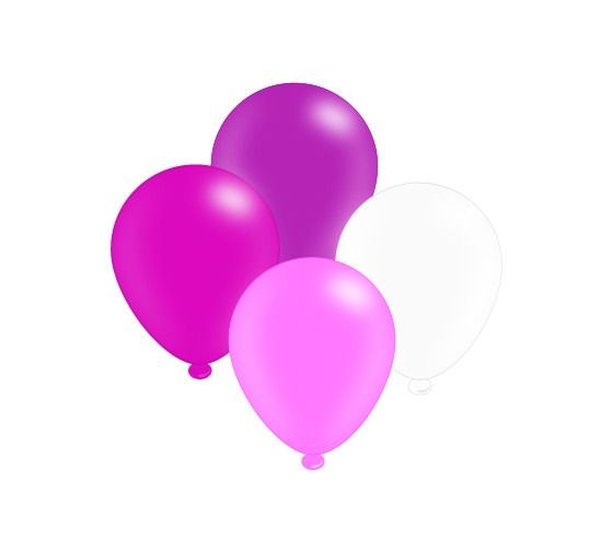 Mixed Pink Balloons
