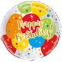 Glitz Gold Happy Birthday Foil Balloon