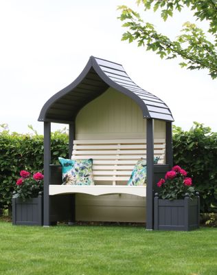 Cream and Charcoal Arbour