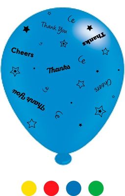 Latex Thank You Balloons