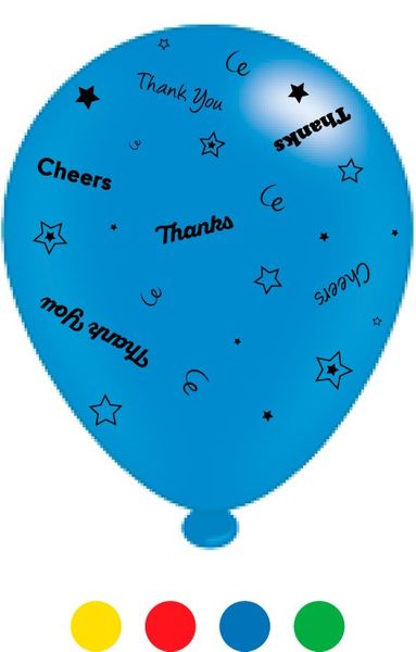 Latex Thank You Balloons