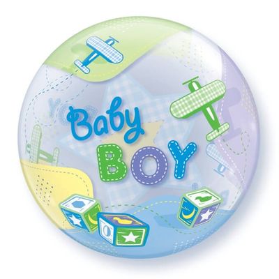 baby boy bubble balloon