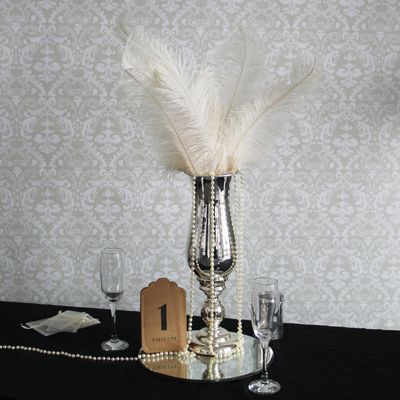 Cream Ostrich Feathers