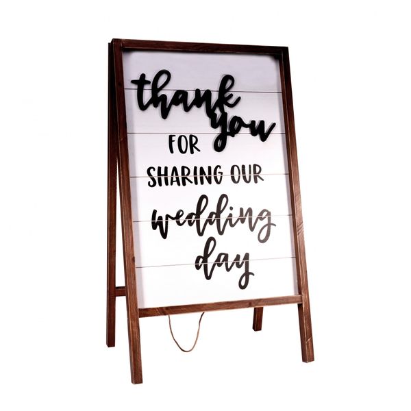 Thank you for sharing our Wedding Day Sign