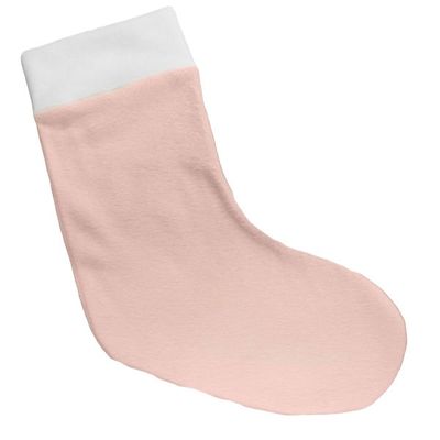 Pink quality Fleece Christmas stocking ideal for personalisation