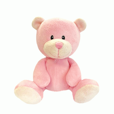 Gorgeous soft pink baby bear by Suki gifts