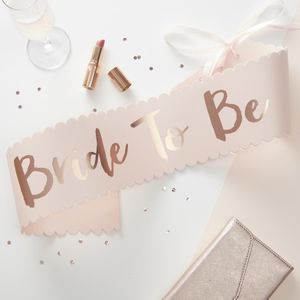 Team Bride - Bride To Be Sash