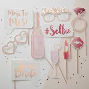 Team Bride Photo Booth Props