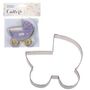 Baby Pram Shape Cookie Cutter - 10x10cm