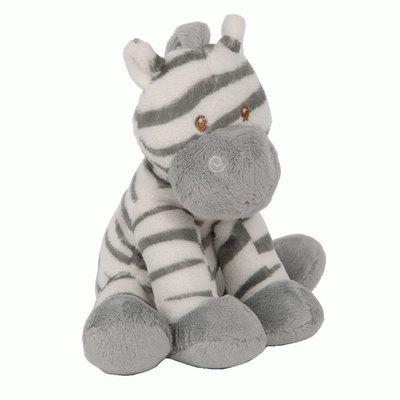 Zooma Zebra With Rattle