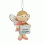 Fairy personalised Christmas tree decoration - 