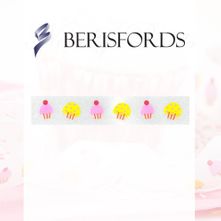 Cupcakes patterned ribbon 15mm x 20m by Berisfords