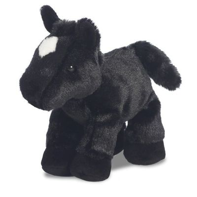 Mini Flopsie - Beau Black Horse 8inch