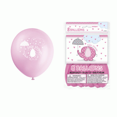 Umbrellaphants Pink Baby Shower 12