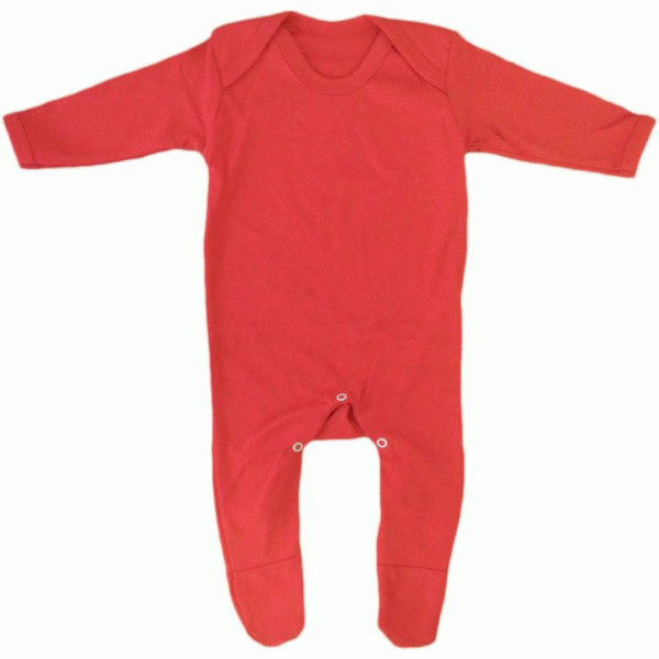 Plain baby hot sale sleepsuits