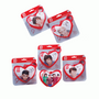 One Direction plush heart bag clip