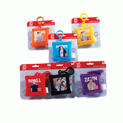 One Direction soft square bag clip