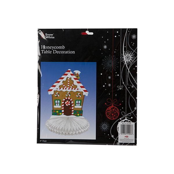 Honeycomb Look Paper Candy Christmas House