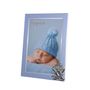 Juliana Aluminium Baby Frame with Bear Icon - Blue Boy