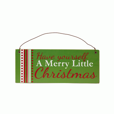 Christmas Wall Plaque - Merry Little Christmas