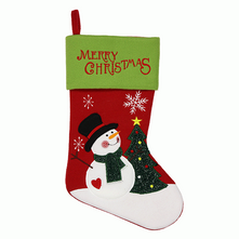 Merry Christmas Snowman Stocking