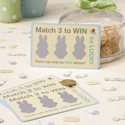 Baby Miffy - Scratch Card Baby Shower Game - 10 Pack