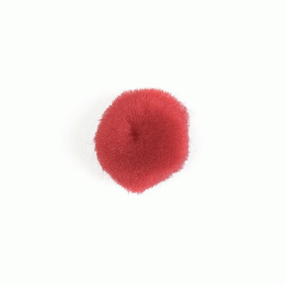 Christmas Red Pom Poms 1.3cm