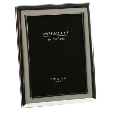 Silverplated Photo Frame Curved Edge - 5 Inch  X 7 Inch