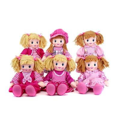 50cm Rag Dolls 6 Assorted
