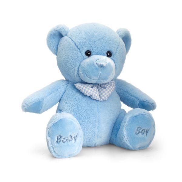 25cm Baby Boy Bear Soft Plush By Keel Toys