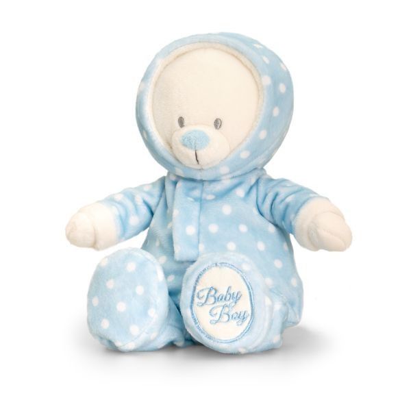 17cm Baby Bear In Romper 2 Assorted Soft Plush By Keel Toys