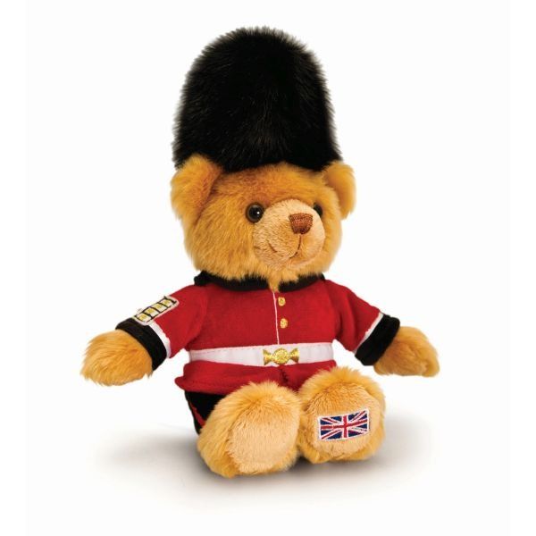 15cm London Guardsman Bear Soft Plush By Keel Toys - Souvenir