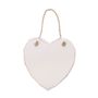 Plain Heart Hanging Plaque 12cm Ideal for Personalisation