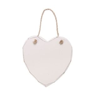 Plain Heart Hanging Plaque 12cm Ideal for Personalisation