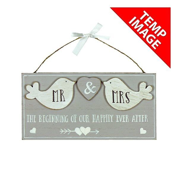 Love Story Mdf Plaque Birds - The Beginning