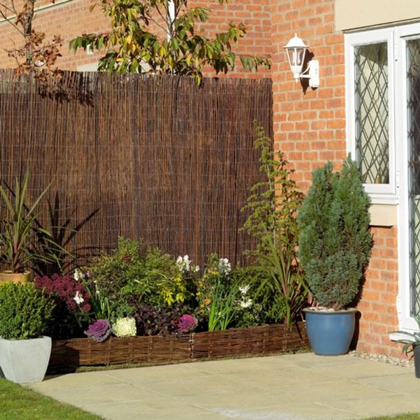 Gardman Natural Willow Screen (4m x 2m) Garden Mall