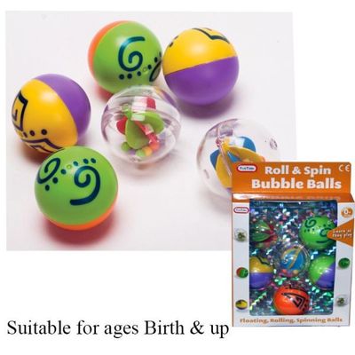 Spin And Roll Bubble Balls