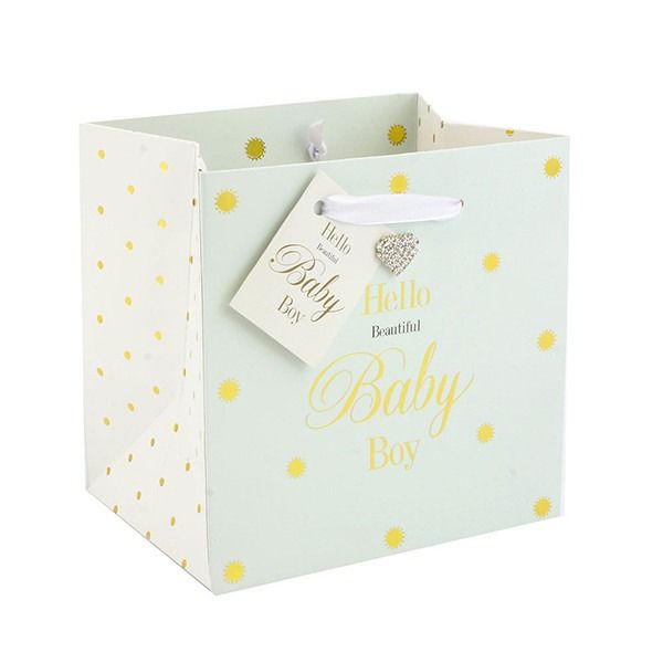 Mad Dots Baby Boy Gift Bag Small  by Leonardo Collection